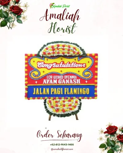Bunga Papan Congratulation di Onyam
